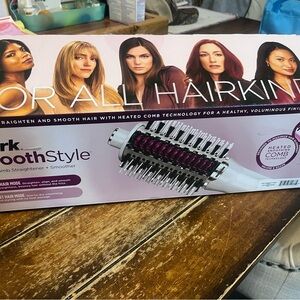 SmoothStyle Heated Hair Tool - White and Purple